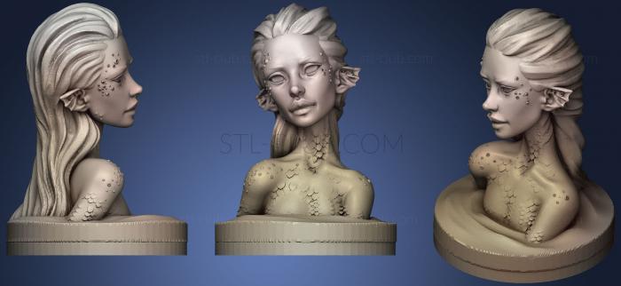 3D model Quinn Siren Bust Eclyps Dolls (STL)