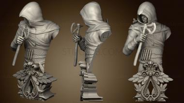 3D model Assassins Creed Bust 01 (STL)