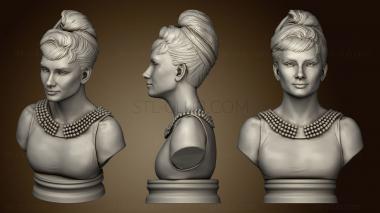 3D модель Одри Хепберн Бусто (STL)