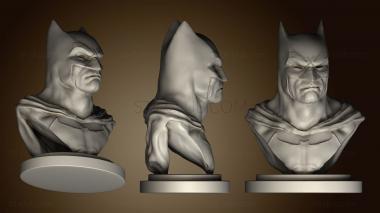 3D модель Бюст Бэтмена 3D (STL)