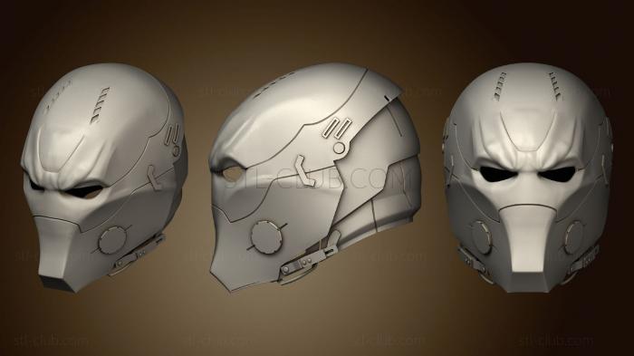 Black Hood Arkham Knight Helmet Concept (Red Hood Variant)