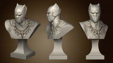 3D model Black panther bust (STL)