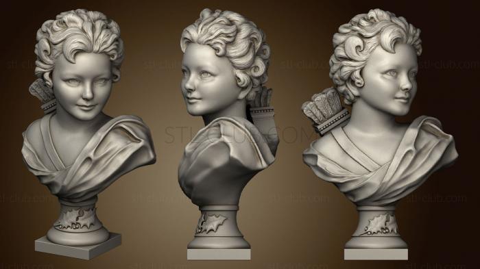 3D model Bust of Cupid (STL)