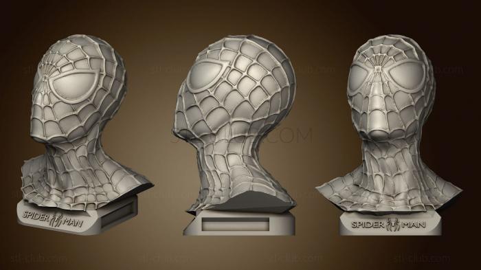 Bust spider man