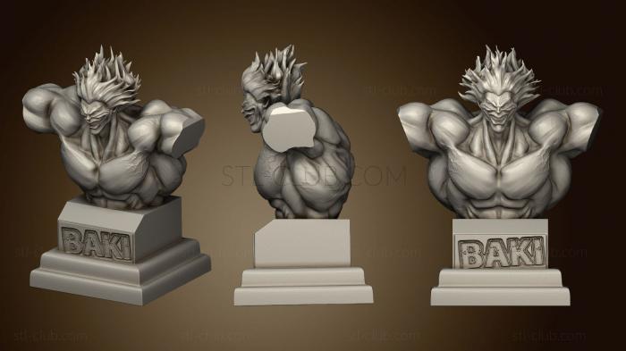 3D model Busto mashiba baki completo milk (STL)