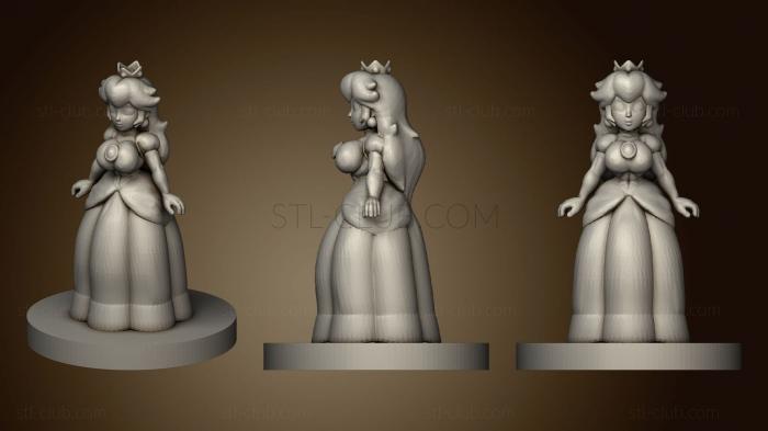 3D model Busty Princess Peach (STL)