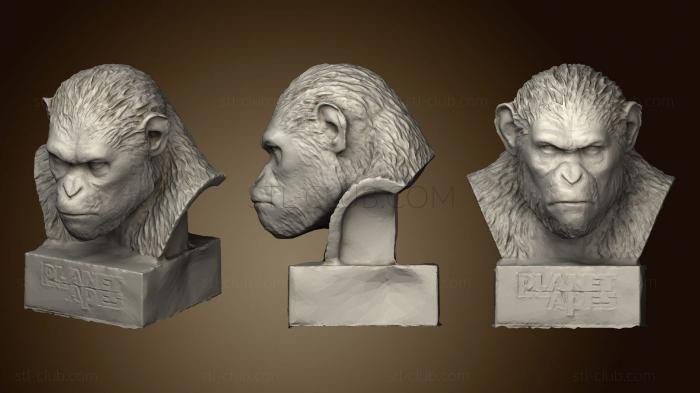 Caesar Bust Planet Of The Apes