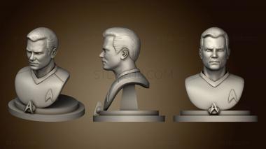 3D model Captain Kirk Bust (STL)