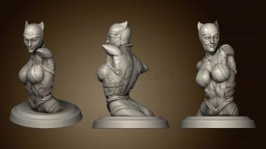 3D модель Бюст Женщины-кошки (STL)