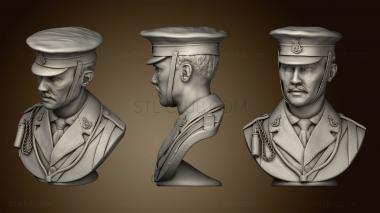 3D model Cavalry Officer WW1 British (STL)