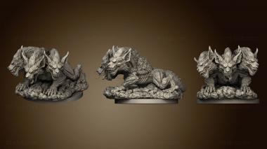 3D model Cerberus 3 Heads (STL)