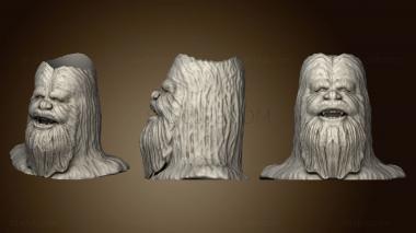 3D model Chewbacca bust (STL)