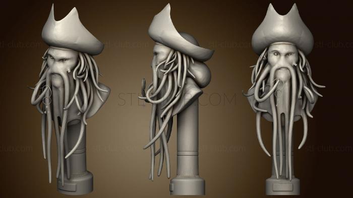 3D мадэль Davy Jones Pirati dei Caraibi (STL)