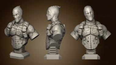3D model Deadpool bust (STL)