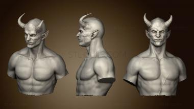 3D model Demon Bust (1) (STL)