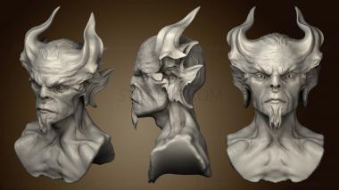 3D мадэль Голова Демона 4 (STL)