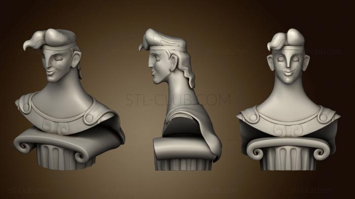 3D model Disneys Hercules Bust (STL)