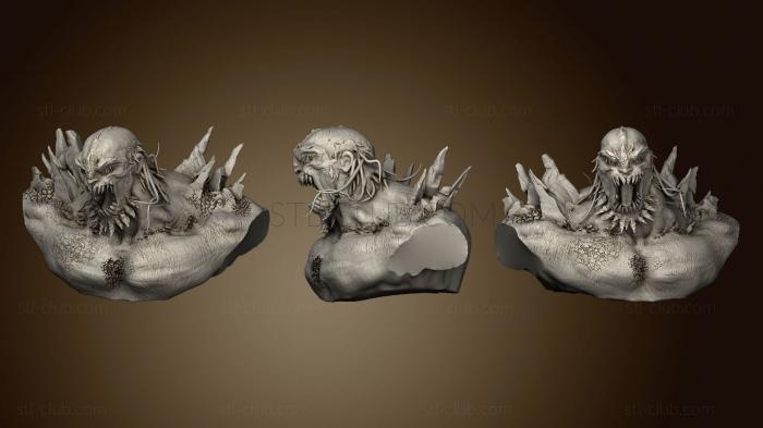 3D model doomsday bust commission (STL)