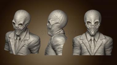 3D model Dr Who Silence Bust (STL)