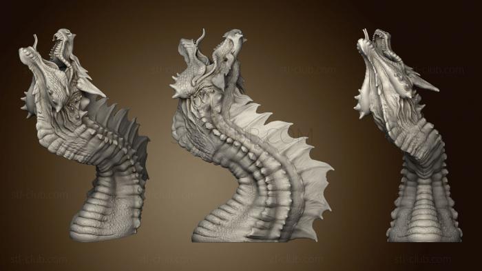 Dragon D bust