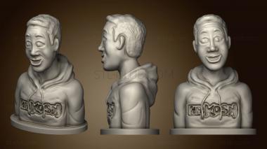 3D model Dude Bust (STL)