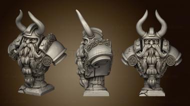 3D model Dwarf Kings bust (STL)