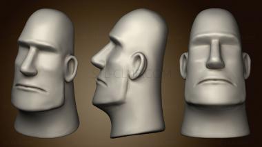 3D model Easter Island dude (STL)