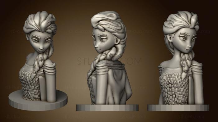 3D model Elsa Bust (STL)