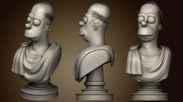 3D model Emperor Homer (STL)