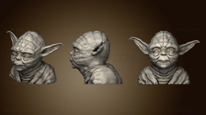 3D model Epic Timelapse Video Of Wood Filament ed Yoda (STL)