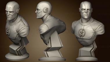 3D model flash bust (STL)