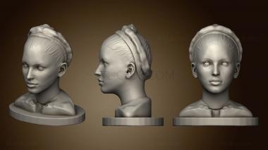 3D model frida y base bust (STL)