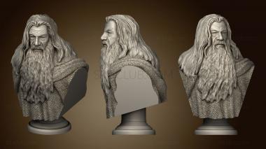 3D model Gandalf Bust (STL)