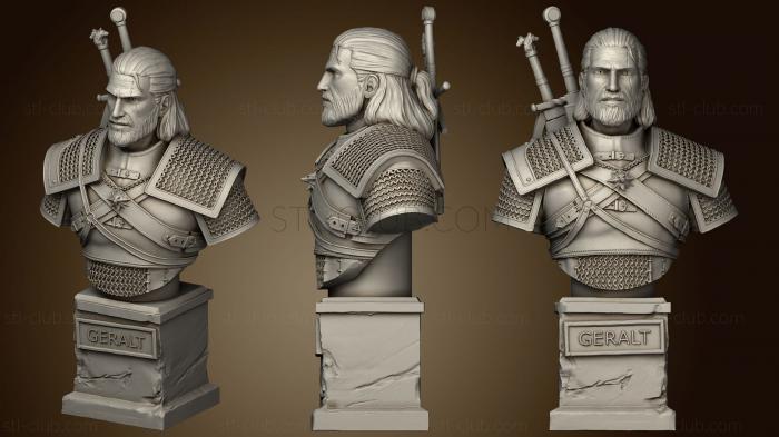 Geralt bust 2