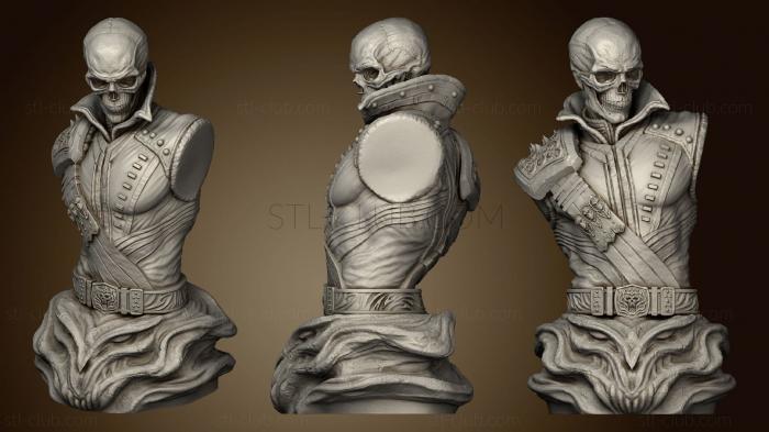 3D model Ghost Rider Bust (STL)