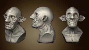 3D мадэль Голова Гоблина (STL)