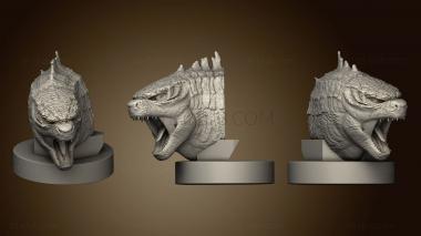 3D model Godzilla Bust (STL)