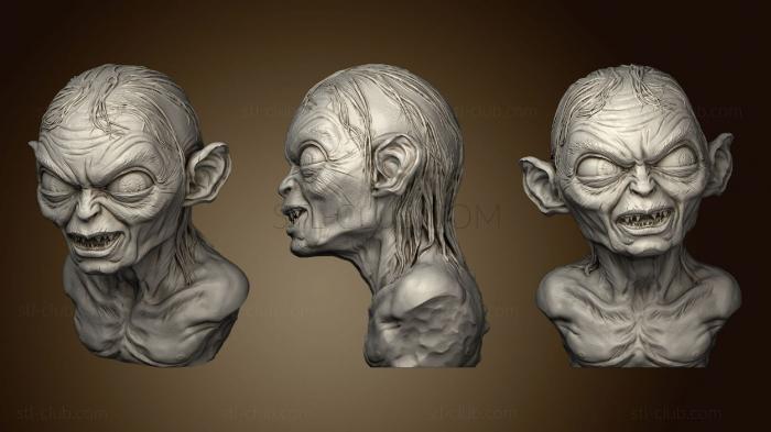 Golum bust