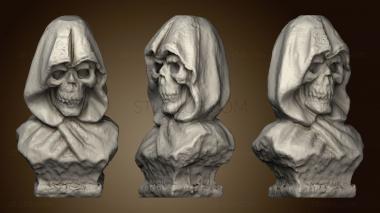 3D model Grim Reaper bust (STL)
