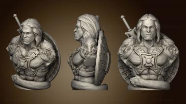 3D model He man bust (STL)