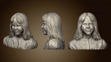 3D мадэль Бюст головы молодой рабыни (STL)