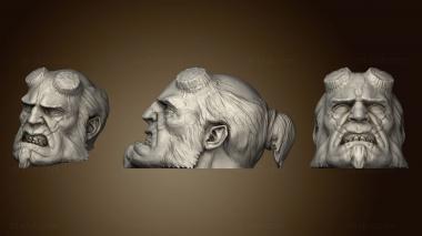 3D мадэль Голова Хеллбоя (STL)