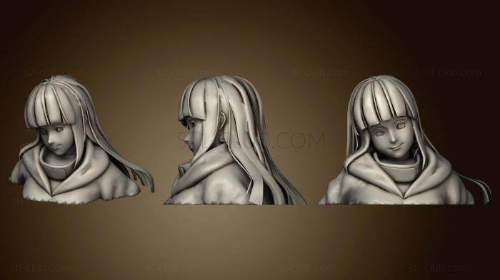 3D model Hinata bust (STL)