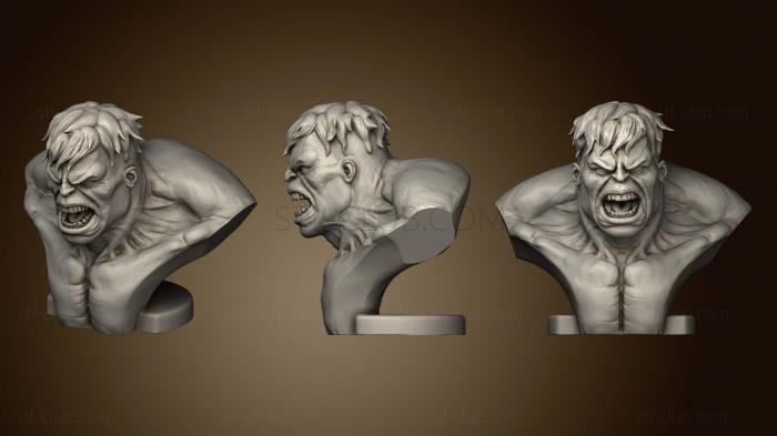 3D model Hulk Busto (STL)