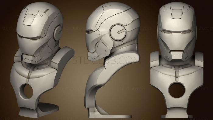 3D model IRON MAN BUST 567 (STL)