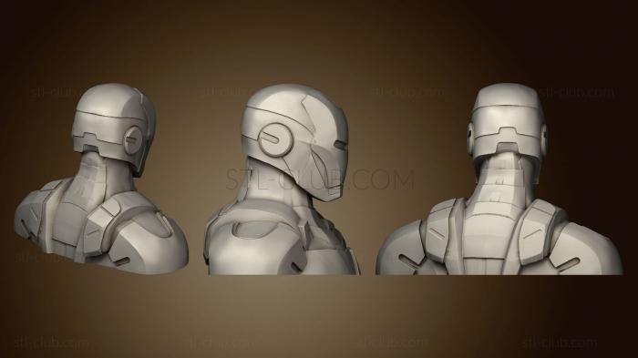 Iron Man Bust Cut to shoulders