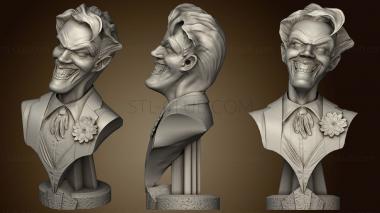 3D model joker  bust (STL)