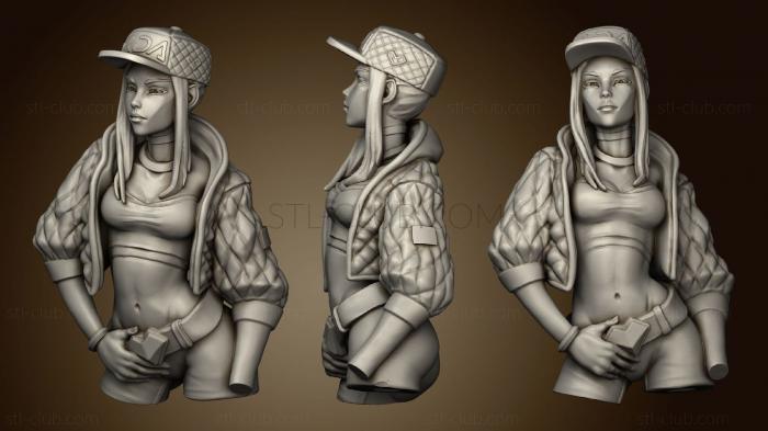 3D model League of Legends Akali KDA (STL)