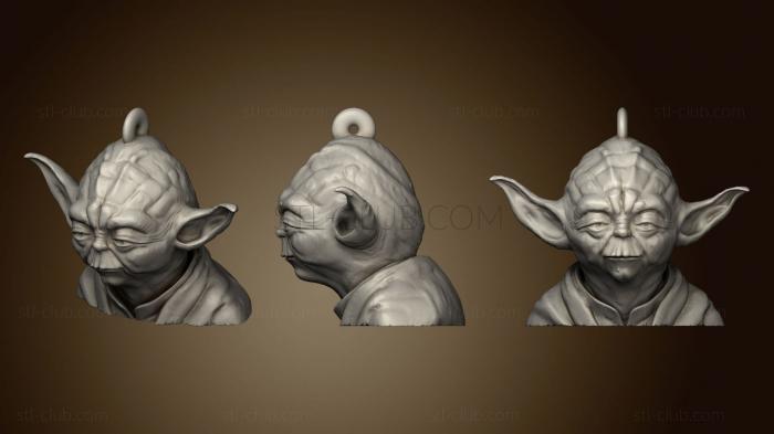 3D model Llavero yoda (STL)