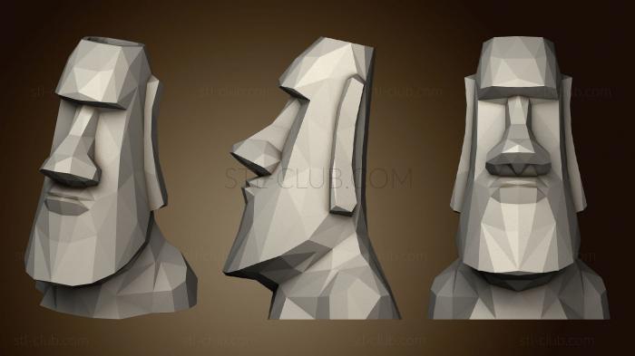 3D модель Пластинка moai h2 (STL)